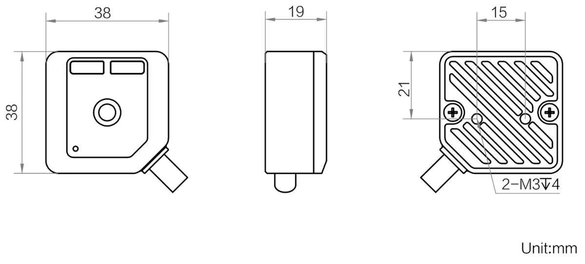 MV-ORF-120GH-R dimensions (mm)