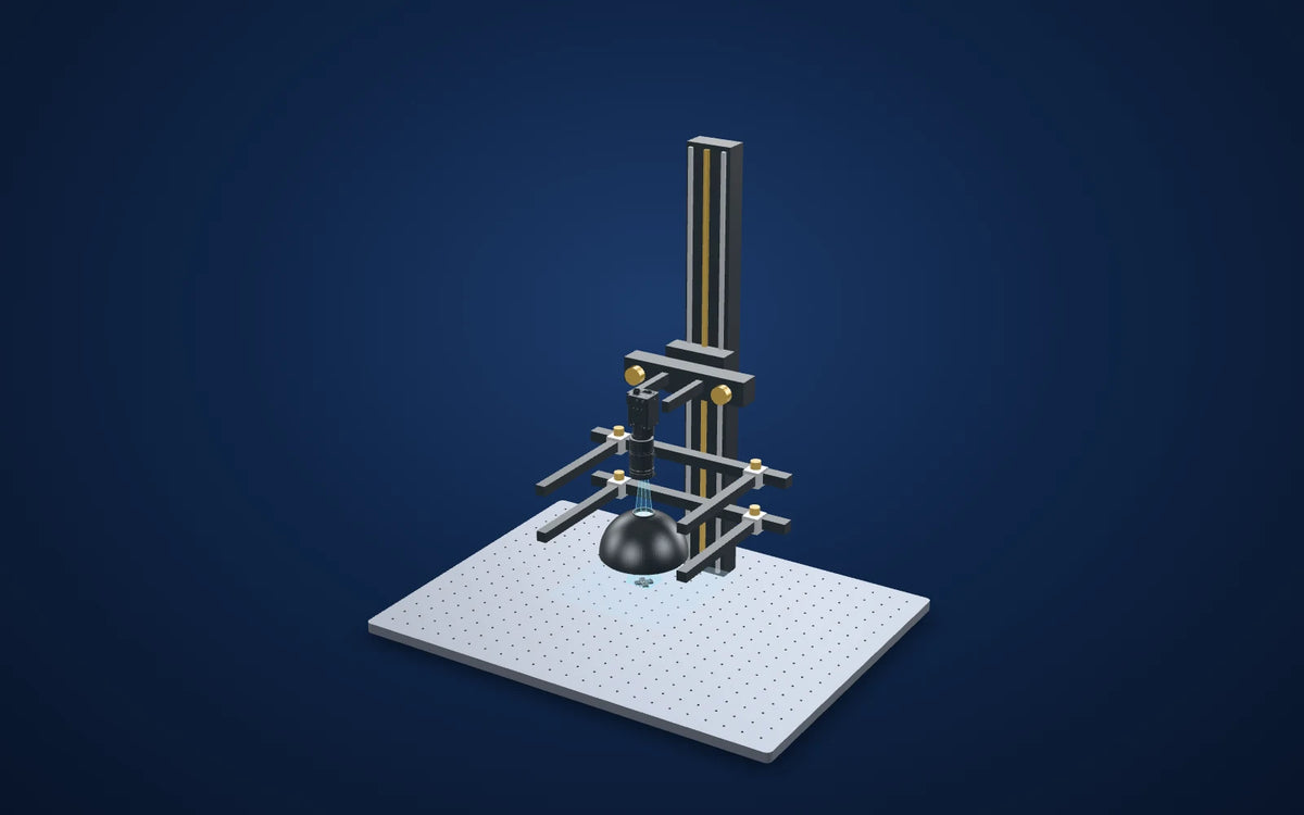 3D illustration of the inspection setup: Appearance inside a recessed centre