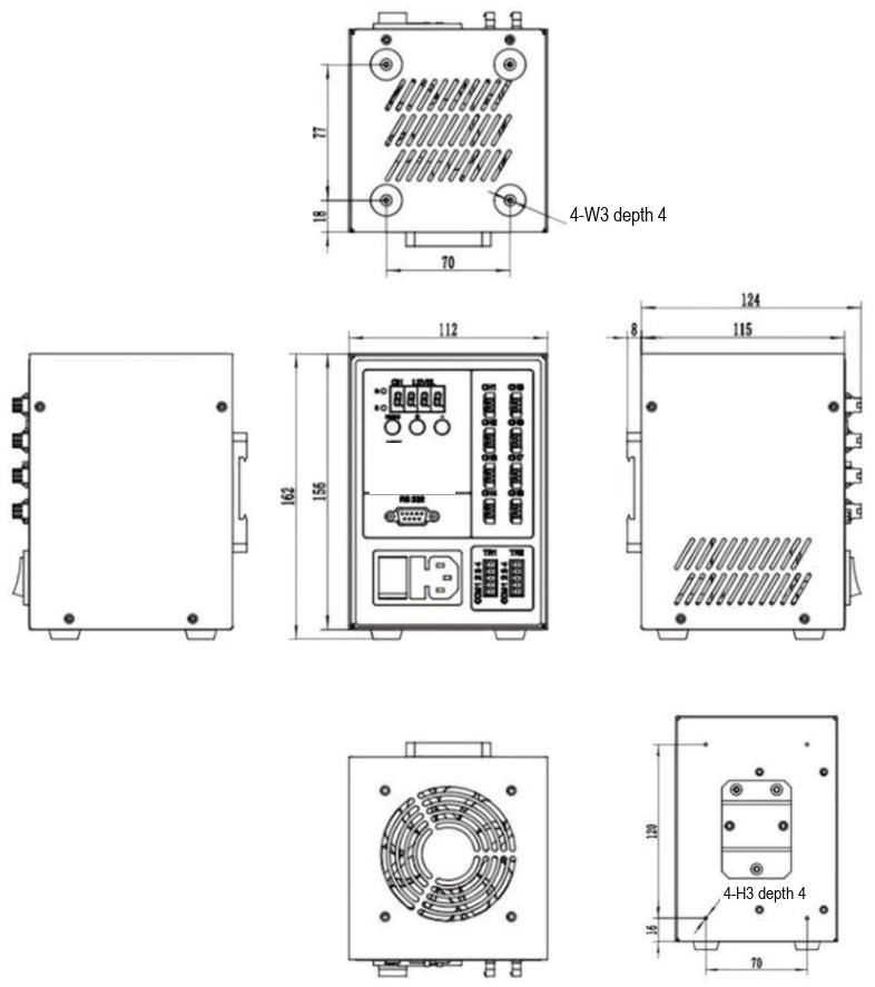 LS-DC120-I20CE-24020-4 dimensions (mm)