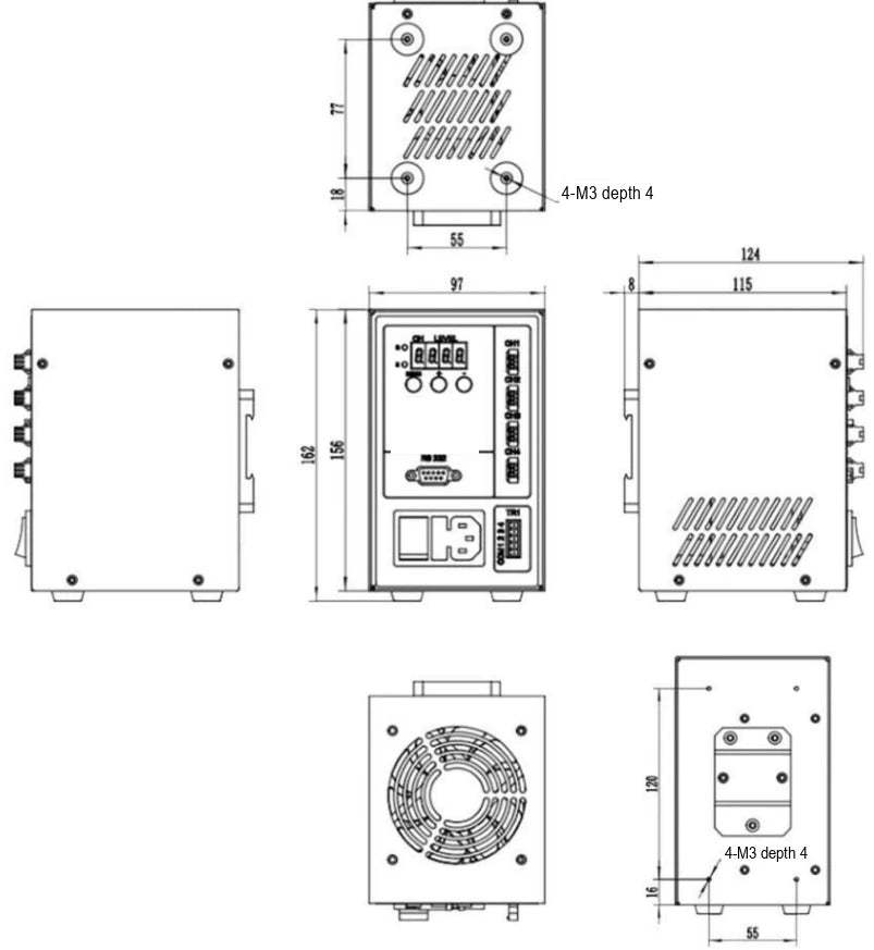 LS-DC120-I20CE-24020-4 dimensions (mm)