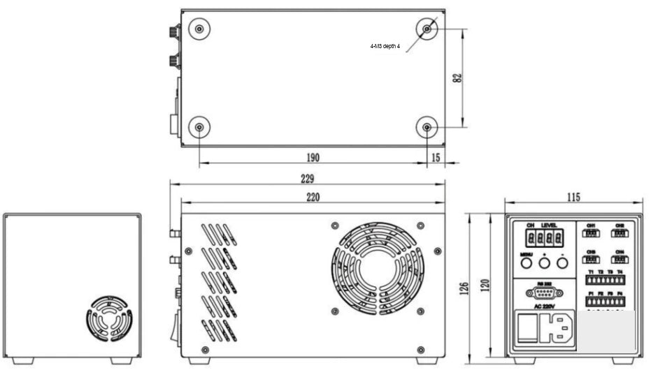 LS-DV150-SZ01CS-48200-4 dimensions (mm)