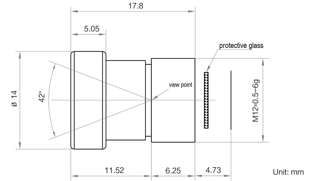 LS-HF1256-12S dimensions (mm)