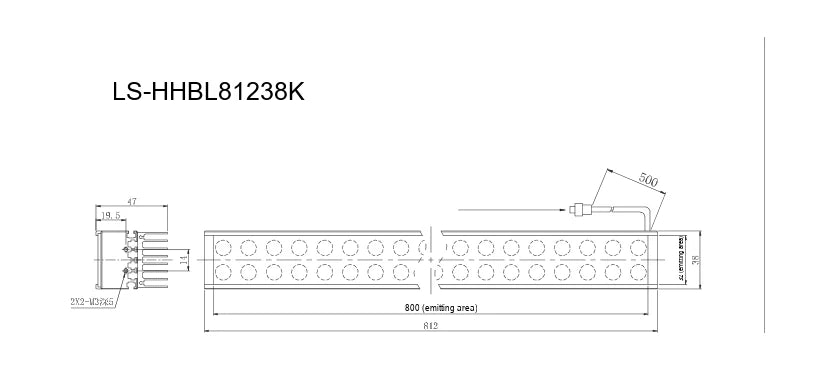 LS-HHBL81238K dimensions (mm)