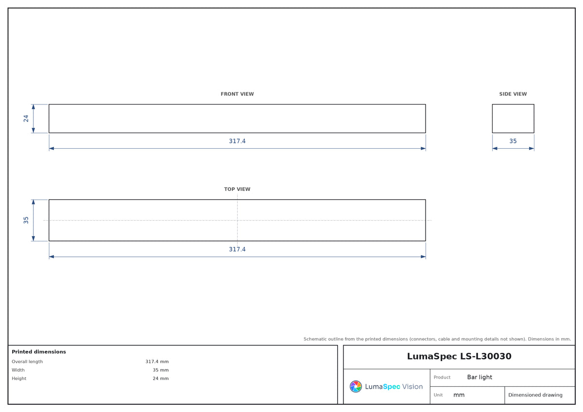 LS-L30030 dimensions (mm)