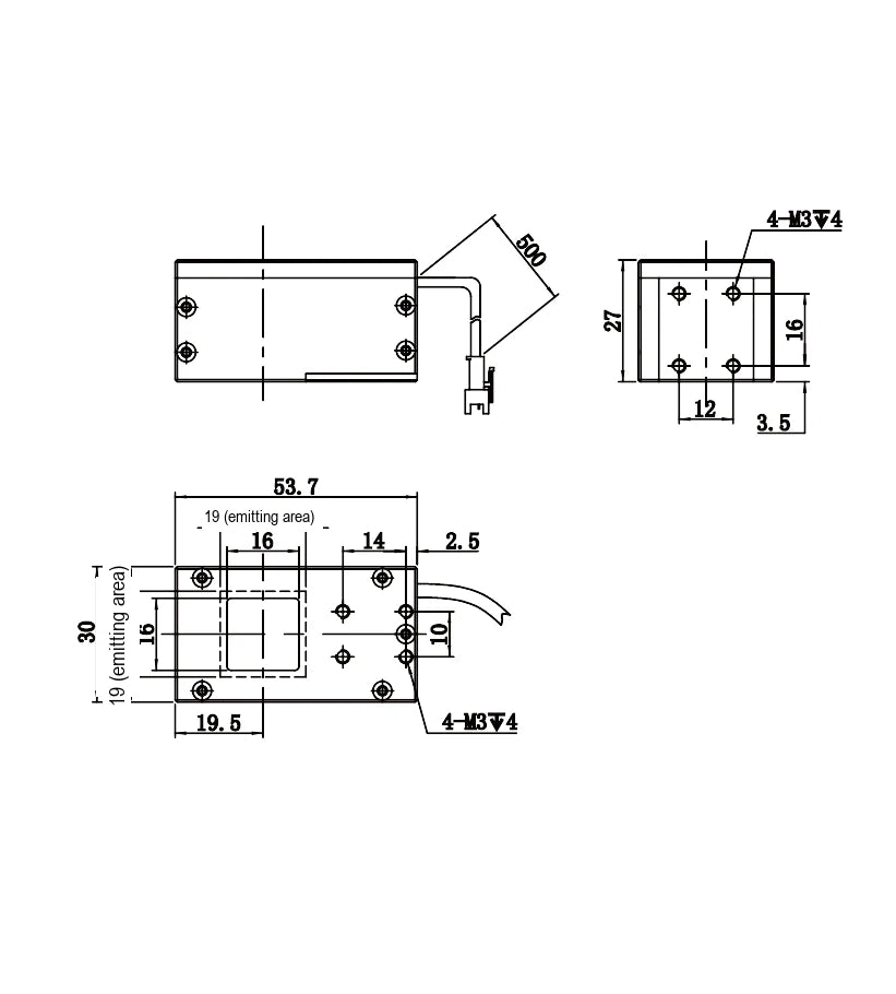 LS-LCDS-18-18-W dimensions (mm)