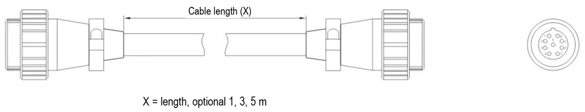 Light extension cables (LS-AC16P9-LX)