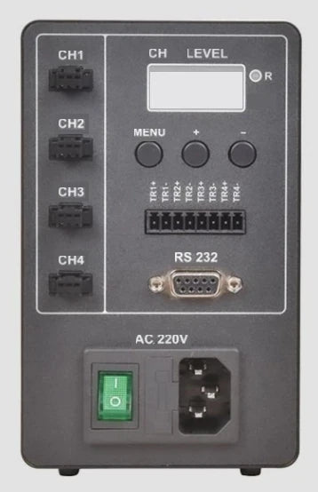Controlador de iluminación puntual de ABS, 4 ch, 65 W (LS-65-MP01C-05010-4)