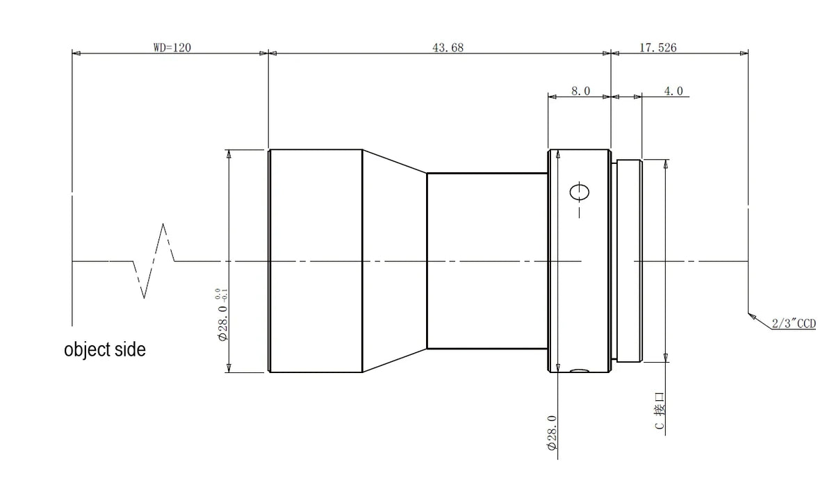 LS-MY-027-120-MP dimensions (mm)