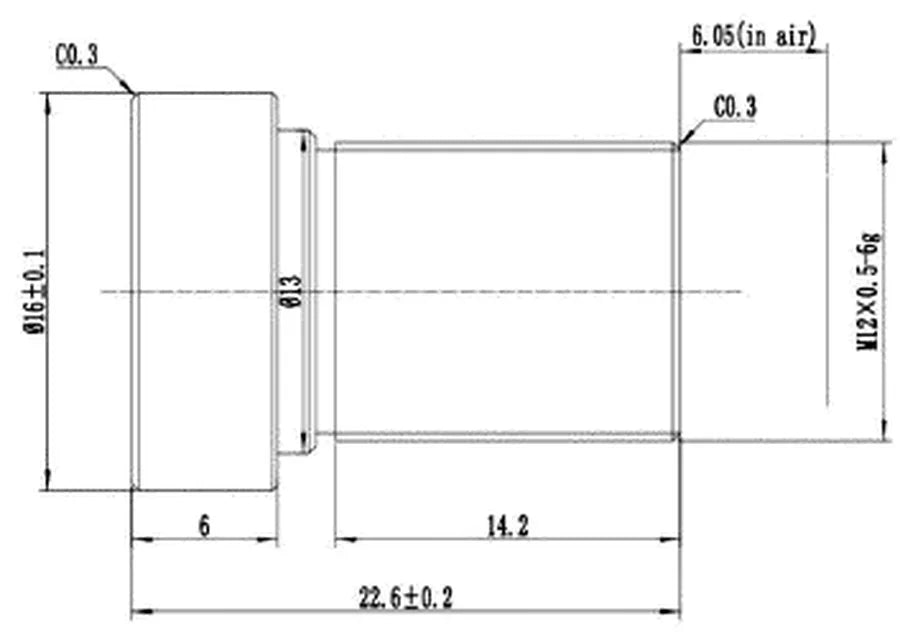 LS-SND2228-12MF dimensions (mm)