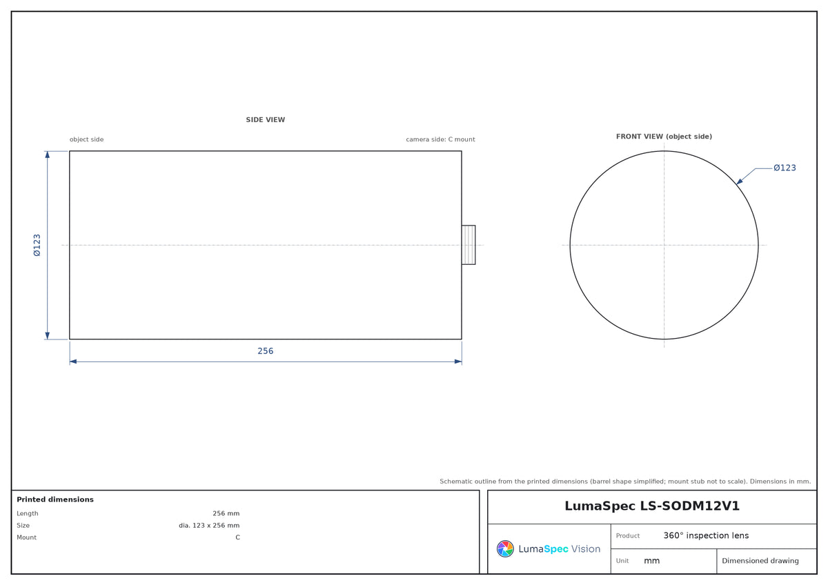 LS-SODM12V1 dimensions (mm)