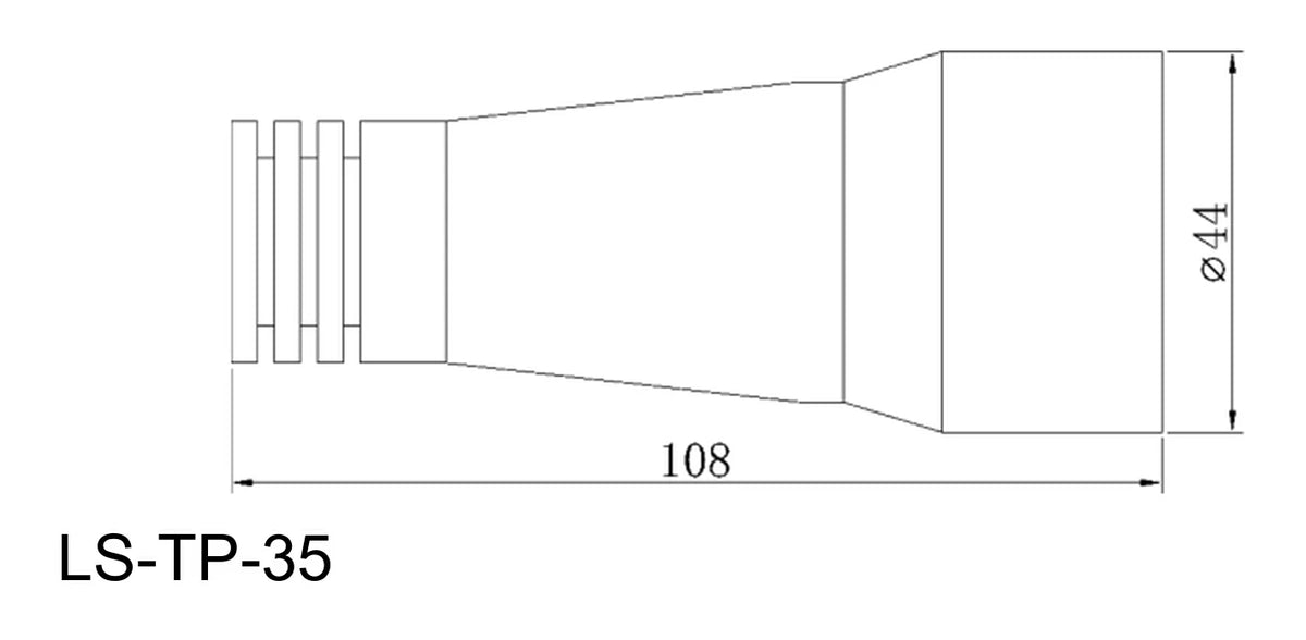 LS-TP-35 dimensions (mm)
