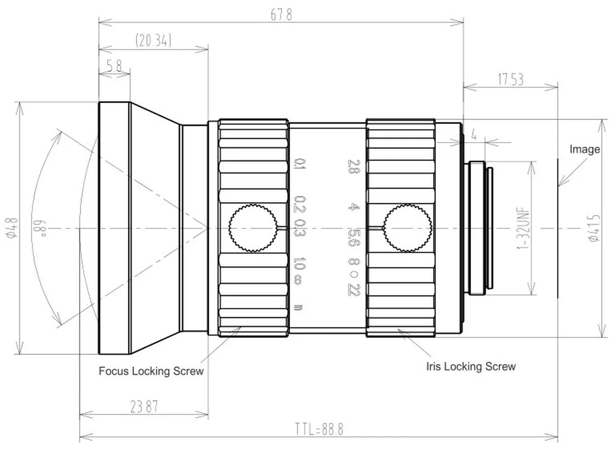 LS-VFA1-111-20M12 dimensions (mm)