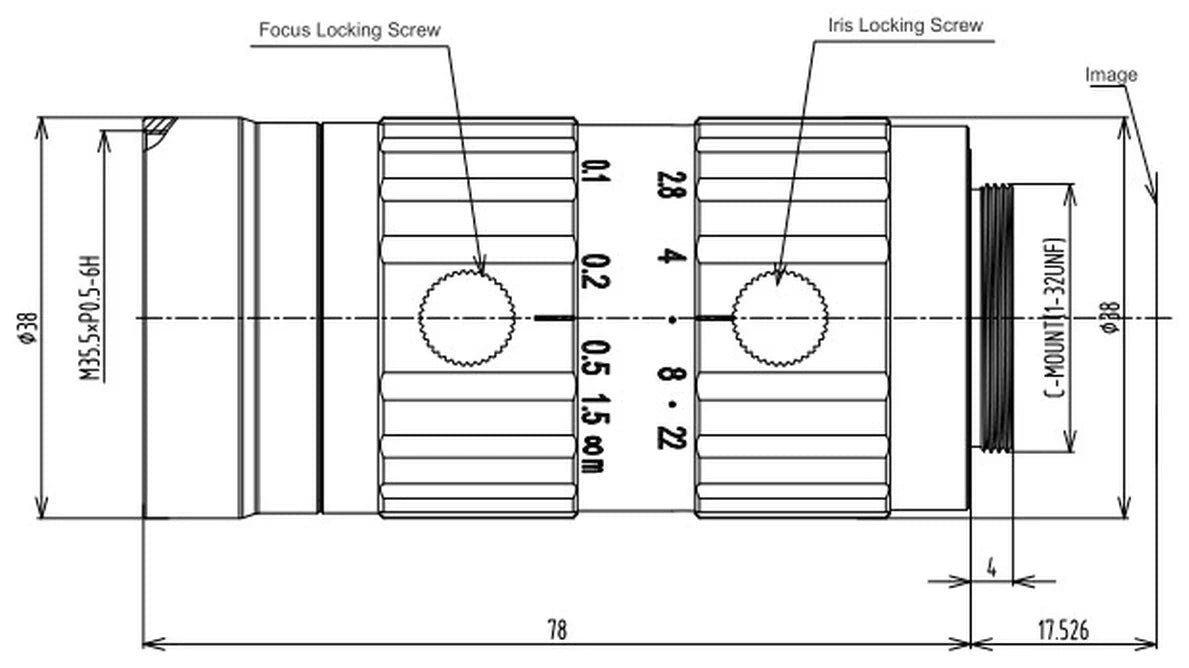 LS-VFA1-111-20M16 dimensions (mm)