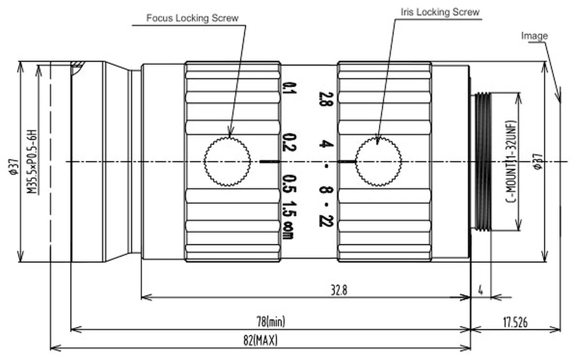 LS-VFA1-111-20M25 dimensions (mm)