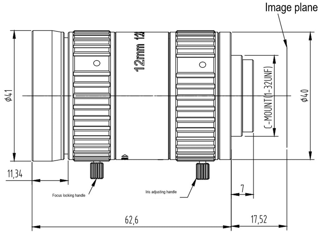 LS-VFA4-111-20M12 dimensions (mm)