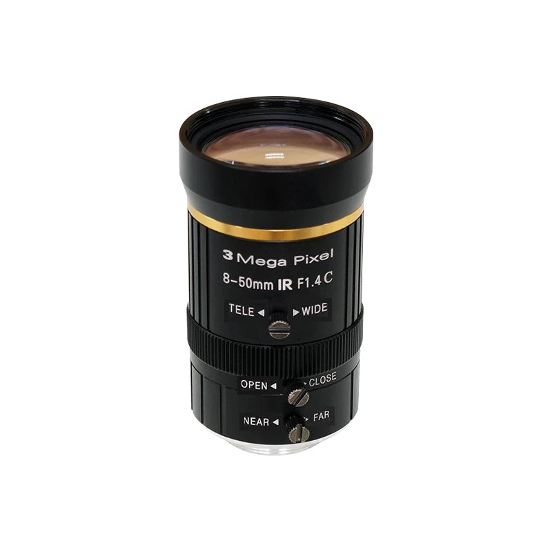 Zoom lens, 8-50 mm, 1/2.3", C-mount (LS-0850C)
