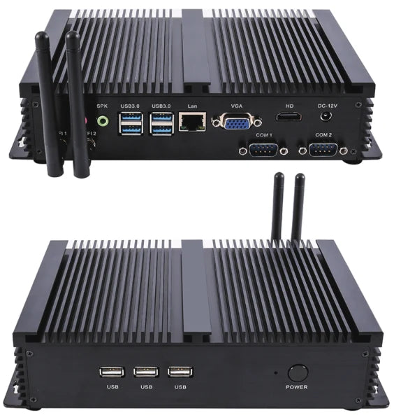Fanless industrial PC, Intel Core i3-6157U, barebone (LS-SYGKX6157U)