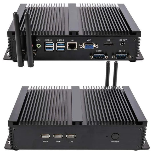Fanless industrial PC, Intel Core i3-7020U (LS-YBGKX7020U)