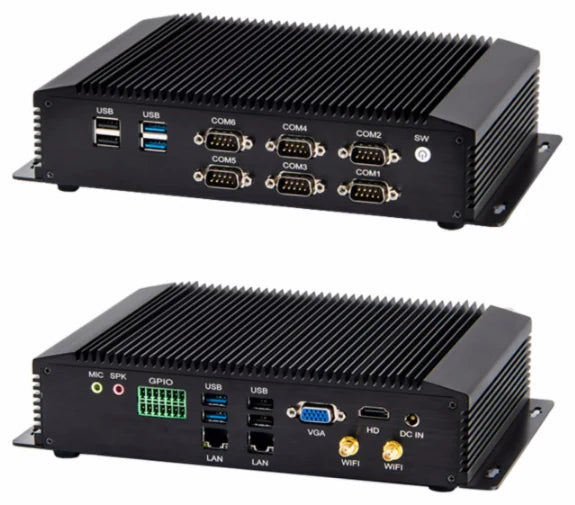 Fanless industrial PC, Intel Core i5-4200U, barebone (LS-SYG5X4200U)